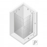 Душевое ограждение NEW TRENDY NEW RENOMA BLACK R 120x90x195 D-0385A/D-0119B (черный)