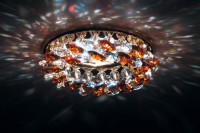 Декоративные светильники с кристаллами Donolux DL061.79.1/7 crystal/topaz