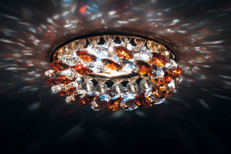 Декоративные светильники с кристаллами Donolux DL061.79.1/7 crystal/topaz