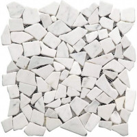 Мозаика из натурального камня M088-ML (Carrara)