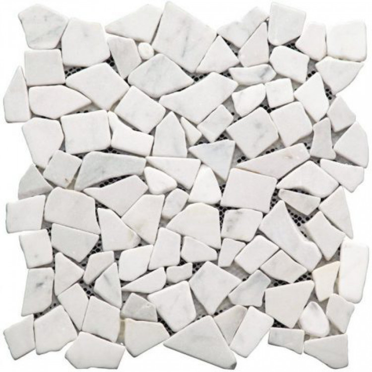 Мозаика из натурального камня M088-ML (Carrara)