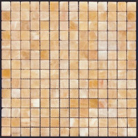 Мозаика из натурального камня M073-20P (Onyx Yellow)