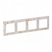 754104 Legrand Valena LIFE Ампир белый Рамка 4-ая