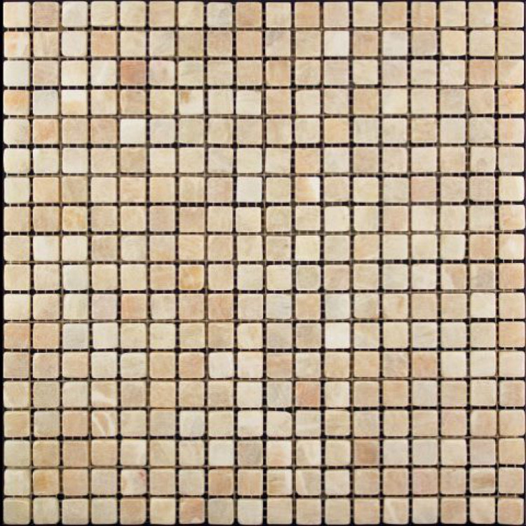 Мозаика из натурального камня M073-15Т (Onyx Yellow)