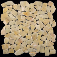 Мозаика из натурального камня M073-ML (Onyx Yellow)