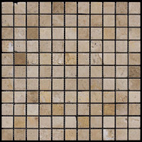 Мозаика из натурального камня M090-25P (Travertine)