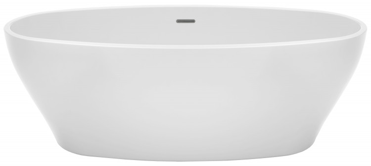 Ванна акриловая Azario CRANSTON 1700x800x580, свободностоящая, в комплекте с сифоном и металлической рамой, белая (CRA17080) CRA17080