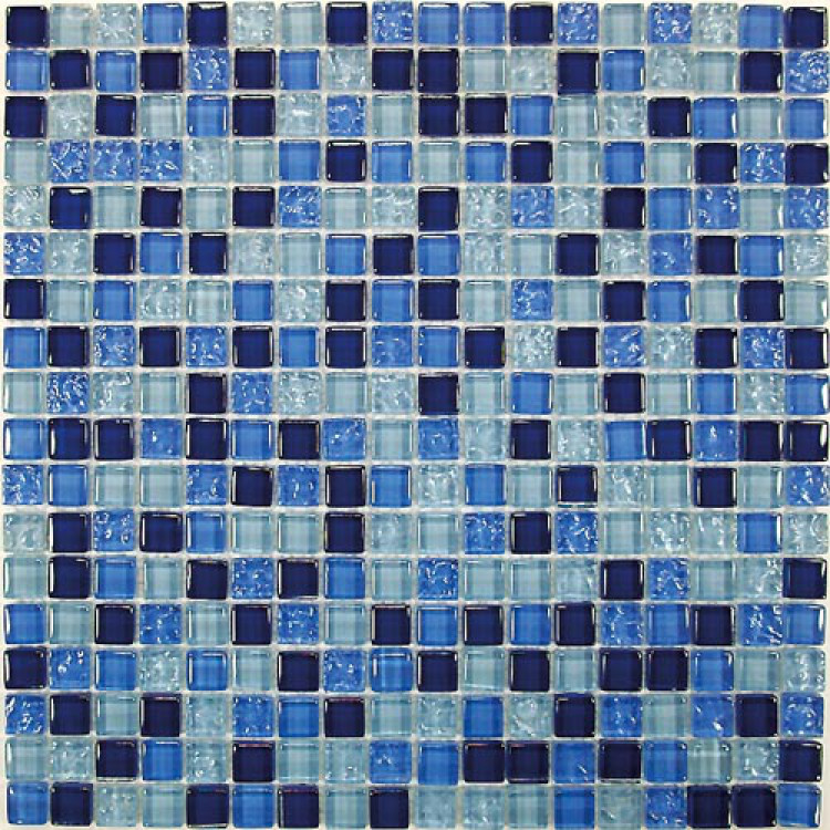Мозаика из стекла Blue Drops
