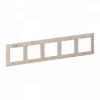 754115 Legrand Valena LIFE Ампир бежевый Рамка 5-ая