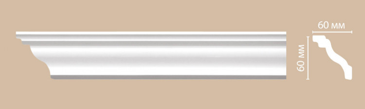96105/30 плинтус DECOMASTER-2 (60х60х2400мм)