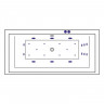 Ванна EXCELLENT Crown Grand 190x90 "ULTRA" (хром)