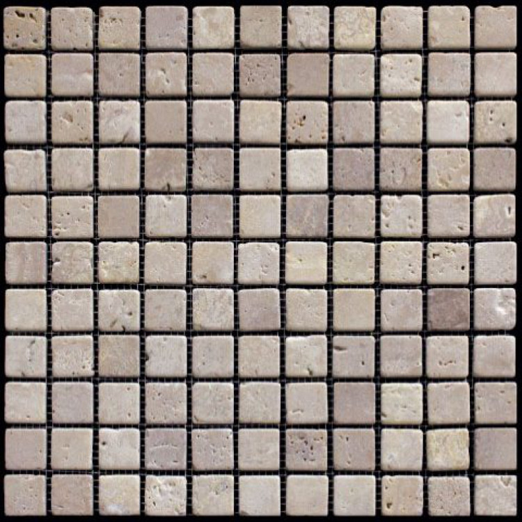 Мозаика из натурального камня M090-25T (Travertine)