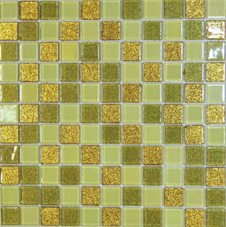 Мозаика из стекла Shine Gold