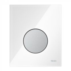Панель смыва TECEloop Urinal 9242659 белое стекло, кнопка хром