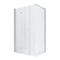 Душевое ограждение NEW TRENDY NEW SOLEO PLUS складные двери L 100x110x195 K-0621 (хром)