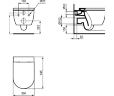 Унитаз AquaBlade BLEND CURVE T374901