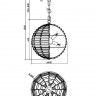 Подвесной светильник Maytoni MOD092PL-06CH