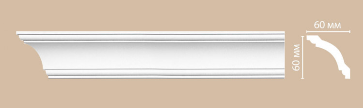 96110/32 плинтус DECOMASTER-2 (60х60х2400мм) = DP110