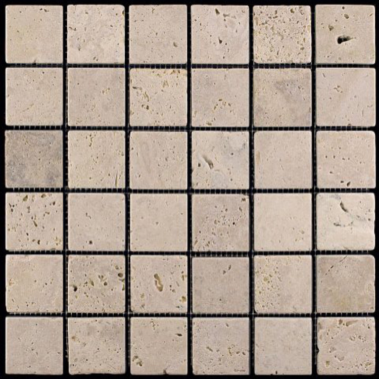 Мозаика из натурального камня M090-48T (Travertine)