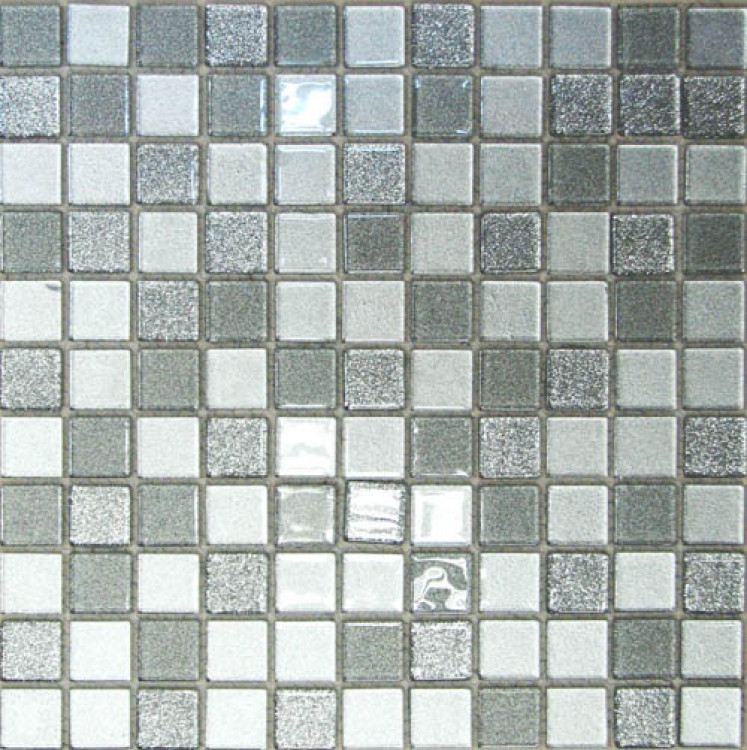 Мозаика из стекла Shine Silver