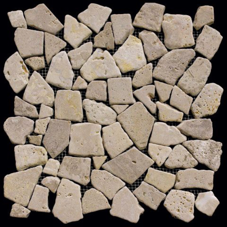 Мозаика из натурального камня M090-ML (Travertine)
