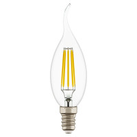 933604 Лампа LED FILAMENT 220V CA35  E14 6W=65W 400-430LM 360G CL 4000K 30000H (в комплекте)