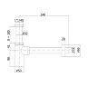 Сифон для раковины Paffoni Minimal ZACC240BO