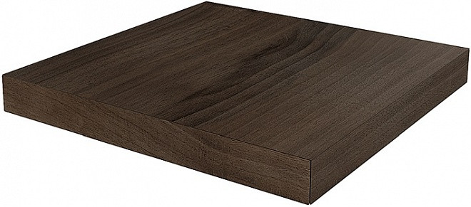 DL501700R/GCS Ступень угловая клееная левая Про Вуд коричневый 33*33