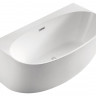 Ванна акриловая Azario Cambridge 1800X880X580, пристенная, в комплекте с сифоном и металлической рамой CAM18090