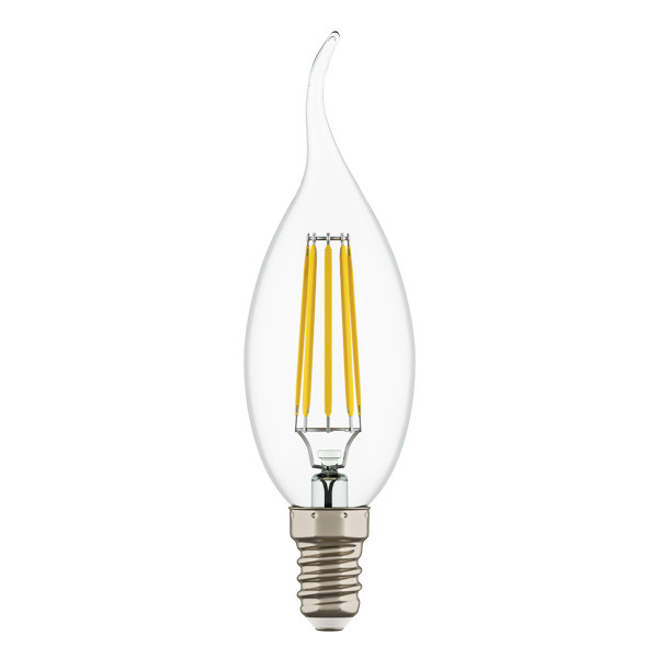 933602 Лампа LED FILAMENT 220V CA35  E14 6W=65W 400-430LM 360G CL 3000K 30000H (в комплекте)