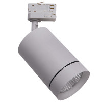 303592 Светильник для 3-фазного трека CANNO LED 35W 2240LM 45G СЕРЫЙ 3000K IP20 (в комплекте)