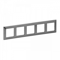 754155 Legrand Valena LIFE Сталь Рамка 5-ая