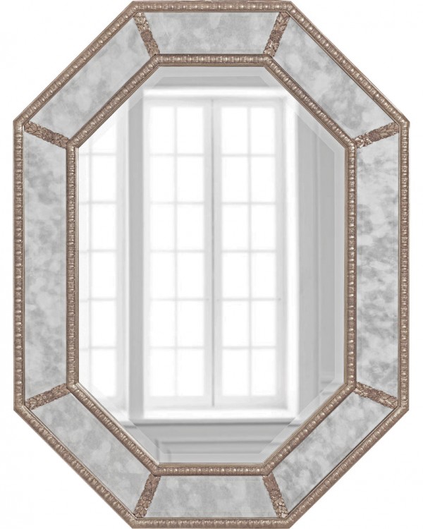 Зеркало "Ньюпорт" Florentine silver/19