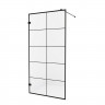Душевое ограждение NEW TRENDY AVEXA BLACK 80x200 EXK-2021 (черный)