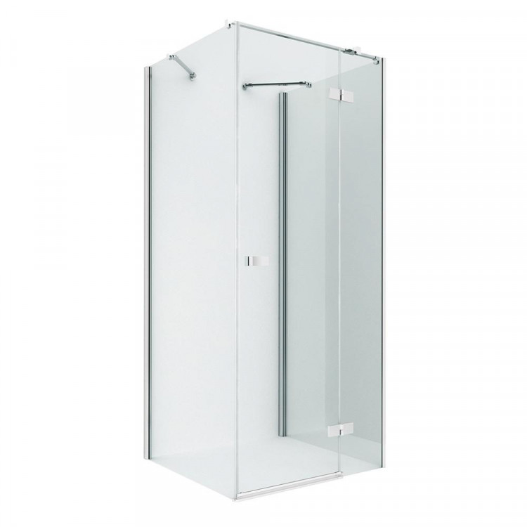 Душевое ограждение NEW TRENDY REFLEXA R 90x110x200 EXK-1414 (хром)