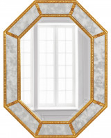 Зеркало "Ньюпорт" 19C. Gold/02