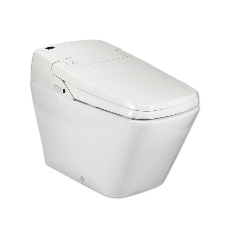 Электронный унитаз биде SensPa Tankless TCB 080SA SQUARE CERAMIC (с ночной подсветкой) 1