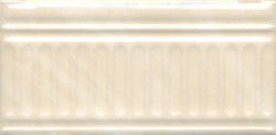 19017/3F Летний сад бежевый структурированный 20*9.9 керамический бордюр