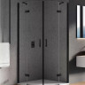 Душевое ограждение NEW TRENDY NEW MERANA BLACK 90x90x195 K-0536 (черный)