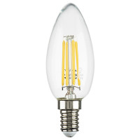 933502 Лампа LED FILAMENT 220V C35 E14 6W=65W 400-430LM 360G CL 3000K 30000H (в комплекте)
