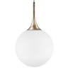 813023 (MD5086-1GL)  Подвес GLOBO 1х40W  E14 champagne gold/white (в комплекте)