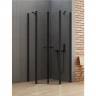 Душевое ограждение NEW TRENDY NEW SOLEO BLACK 80x80x195 K-0616 (черный)