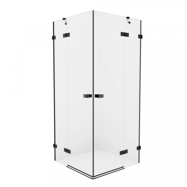 Душевое ограждение NEW TRENDY AVEXA BLACK 100x110x200 EXK-1841 (черный)