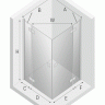 Душевое ограждение NEW TRENDY REFLEXA 100x120x200 EXK-1238/EXK-1244 (хром)
