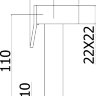 Гигиенический душ Paffoni Tweet Square ZDOC121CR