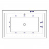 Ванна EXCELLENT Crown Lux 190x120 "SMART" (золото)