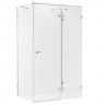 Душевое ограждение NEW TRENDY EVENTA R 90x90x200 EXK-0179 (хром)