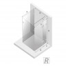 Душевое ограждение NEW TRENDY EVENTA R 90x90x200 EXK-0203 (хром)