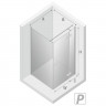 Душевое ограждение NEW TRENDY REFLEXA R 90x80x200 EXK-1242/EXK-0005 (хром)