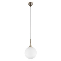813033 (MD5087-1GL)  Подвес GLOBO 1х40W  E14 champagne gold/white (в комплекте)